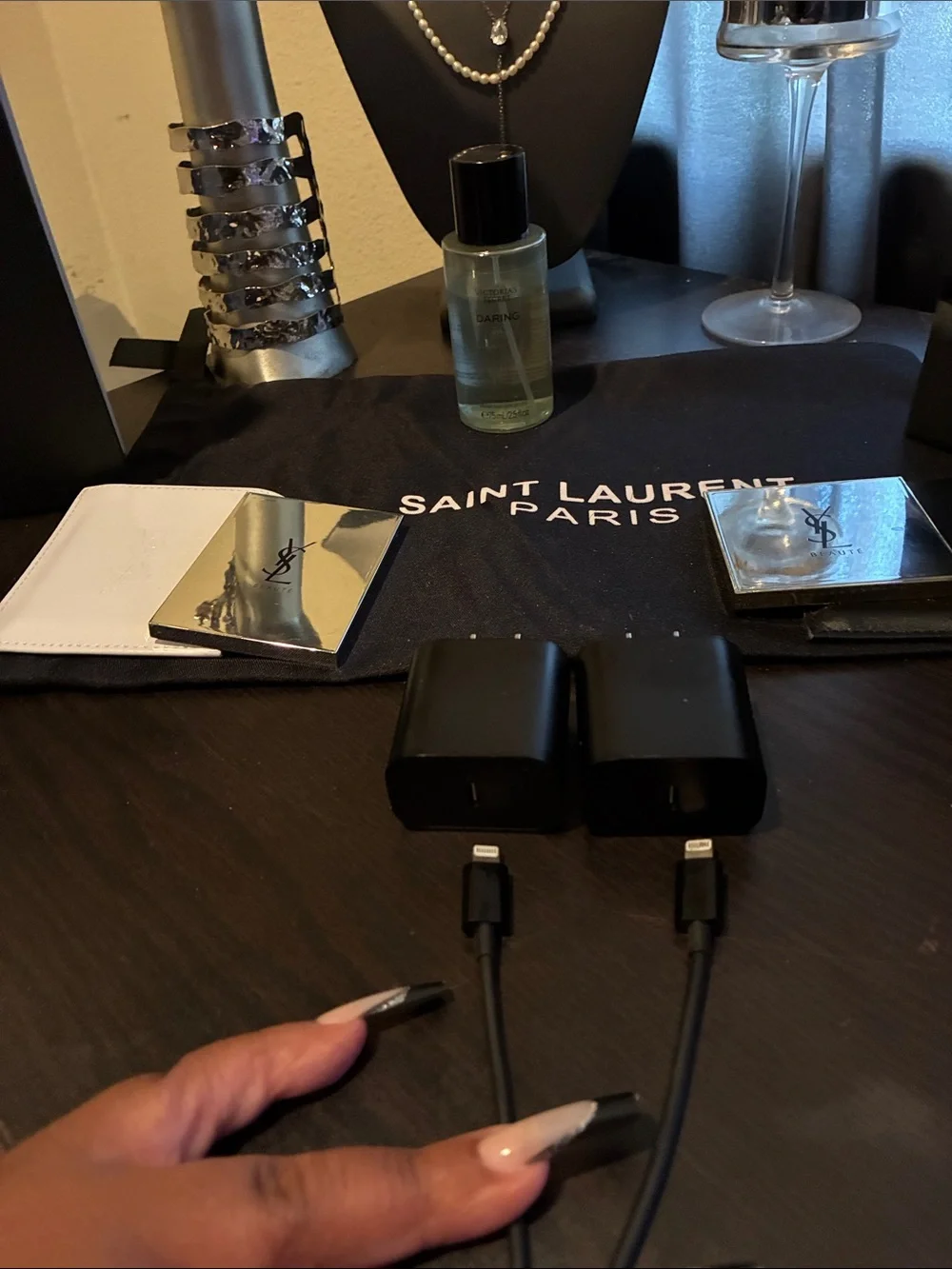 ~Bundle of 2 Black 20W Iphone Rapid Wall Chargers and 6 Ft.Lightning Cables~
